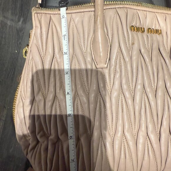 Authentic MiuMiu Nappa Leather Handbag - Picture 9 of 11